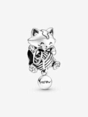 Pandora Kitten & Yarn Ball Charm